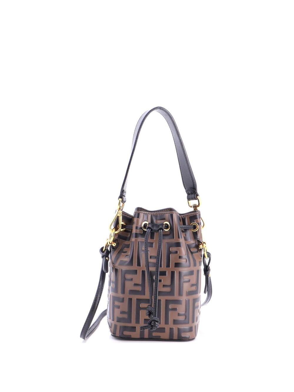 Fendi Mon Tresor Bucket Bag Zucca #281286F16B